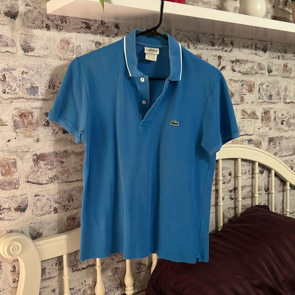 Blue Lacoste Polo